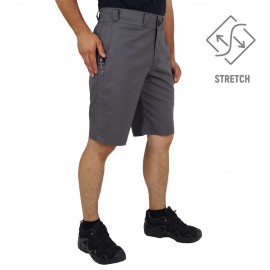 Shorts Navigator — Gray Stretch
